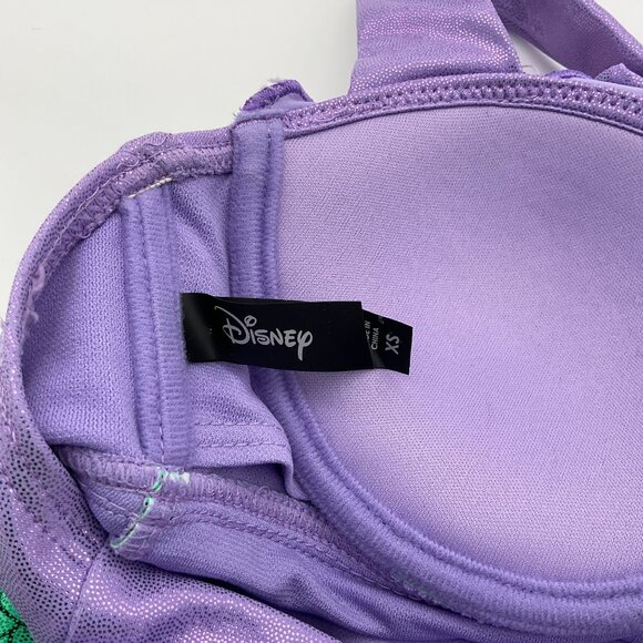Disney The Little Mermaid Ariel Swimsuit Halter Ties Underwire Padded XS NWOT - Picture 6 of 9